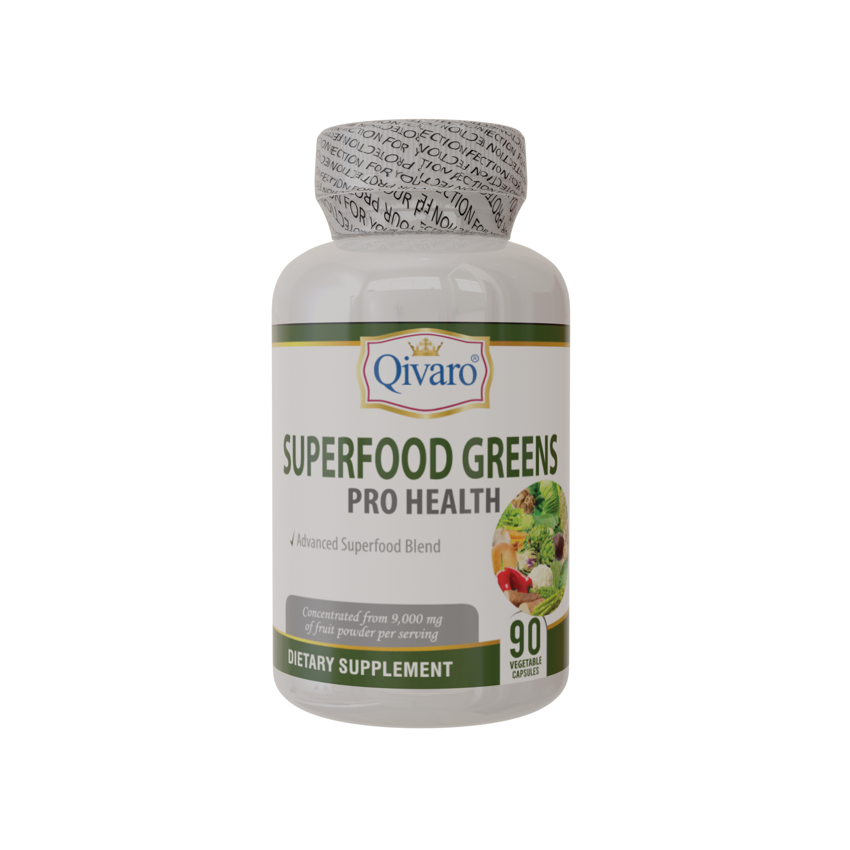 QIH102-超級食物免疫綠果素食膠囊 Superfood Greens Pro Health 90 veggie Capsules